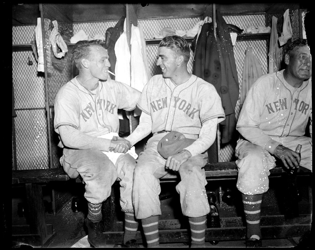Carl Hubbell & teammates